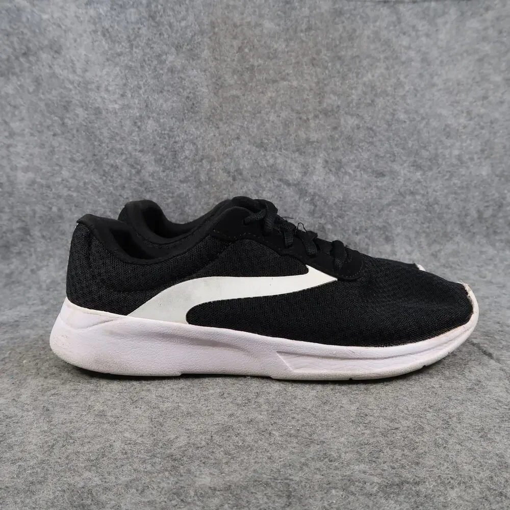 Athletic Works Shoes Boys 5 Sneakers Trainers Casual Black White Run Walk Sport